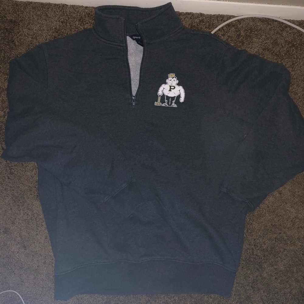 Purdue 1/4 zip sweatshirt